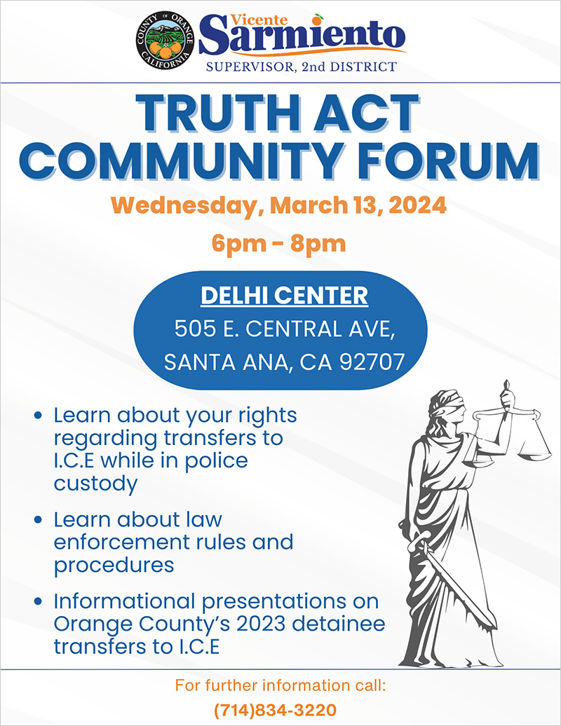 TRUTH Act Forum